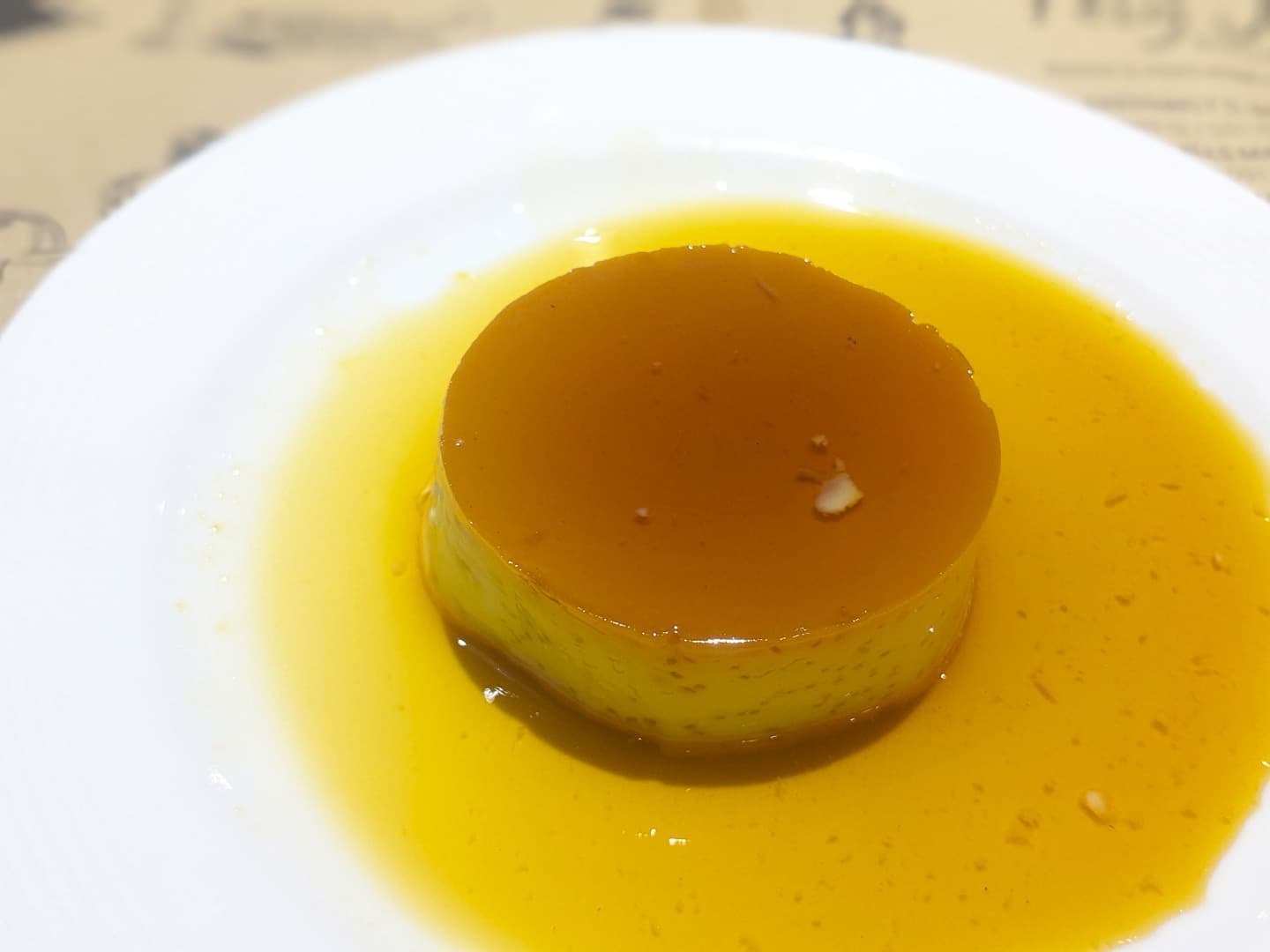 ビストロ・レミディオスのプリン